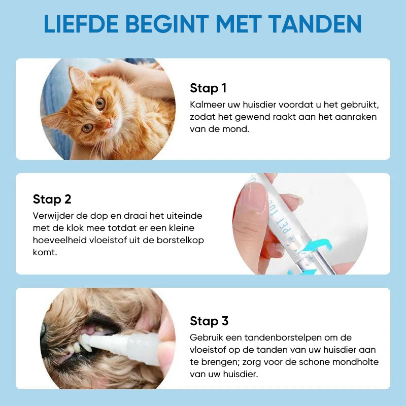 Stylo brosse à dents pour animaux - PetSmile
