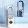 202Portable Airco - Climatisation Portable Silencieuse - Alimentée par USB - 6 Vitesses - Pour la Maison, le Bureau & les Voyages - Blanc/Bleu