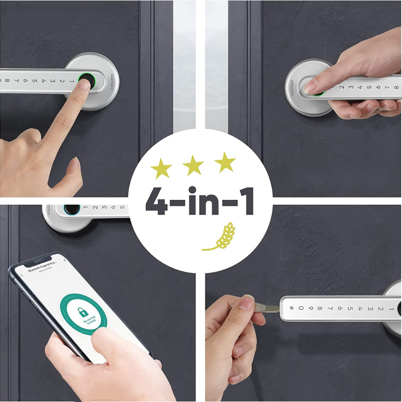 Bouton de Porte Intelligent avec Empreinte Digitale - Sécurité et Commodité en Un