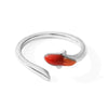 Anneau de chance sur koi rouge