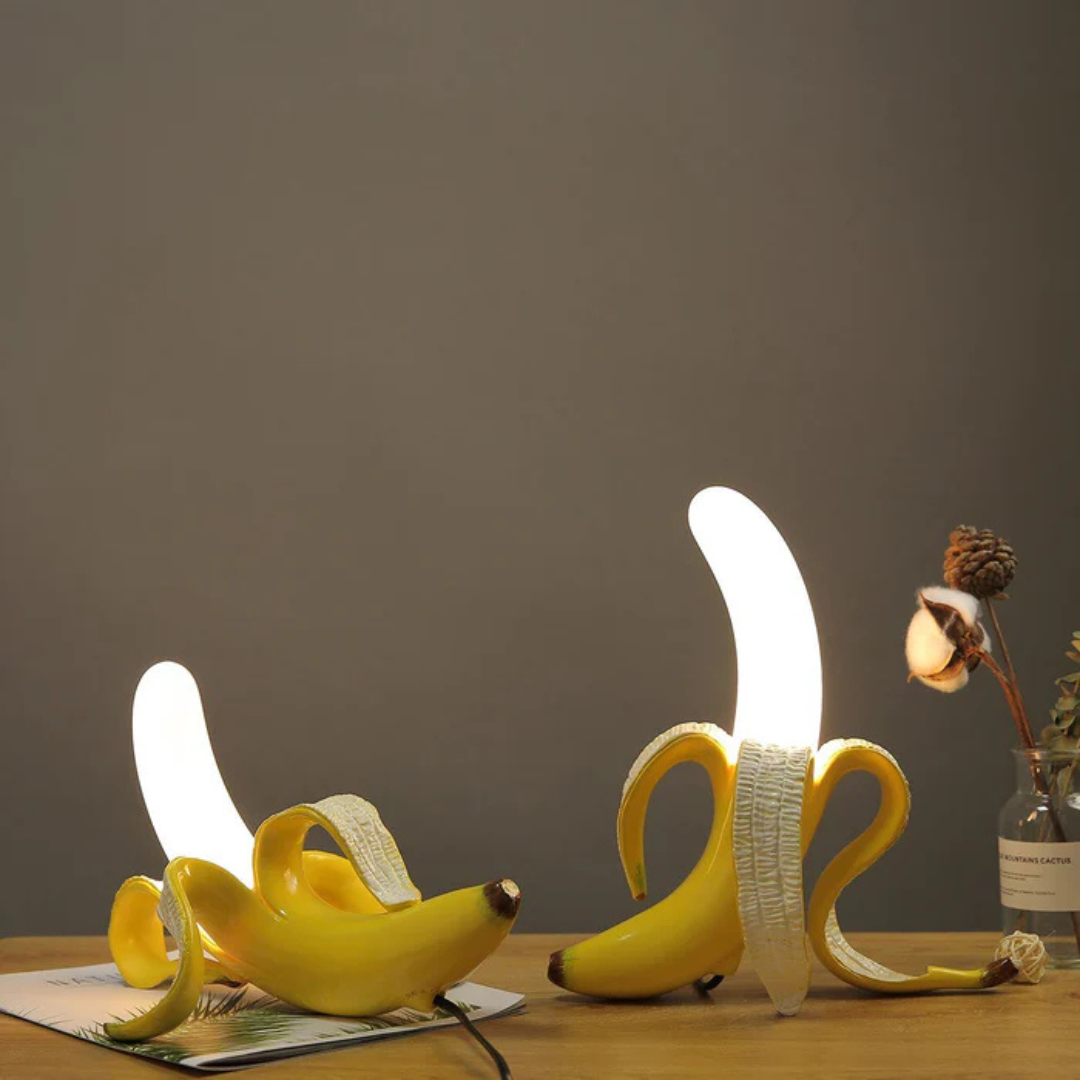 GoudenAura Luxe Banane Lampe de Table LED | Éclairage élégant pour une ambiance envoûtante