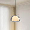 Suspension en Verre | Design Moderne | Câble Réglable 120cm | Douille E27 | Le Dôme Cristallin | Convient pour Salons, Salles à Manger ou Cuisines | Parfait pour Intérieurs Modernes et Minimalistes