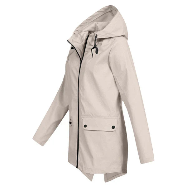 Veste de Pluie Tendance pour Dames avec Capuche - Liora