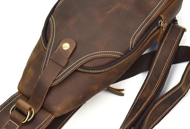 Timo | Sac à épaule d'aventure en cuir luxueux