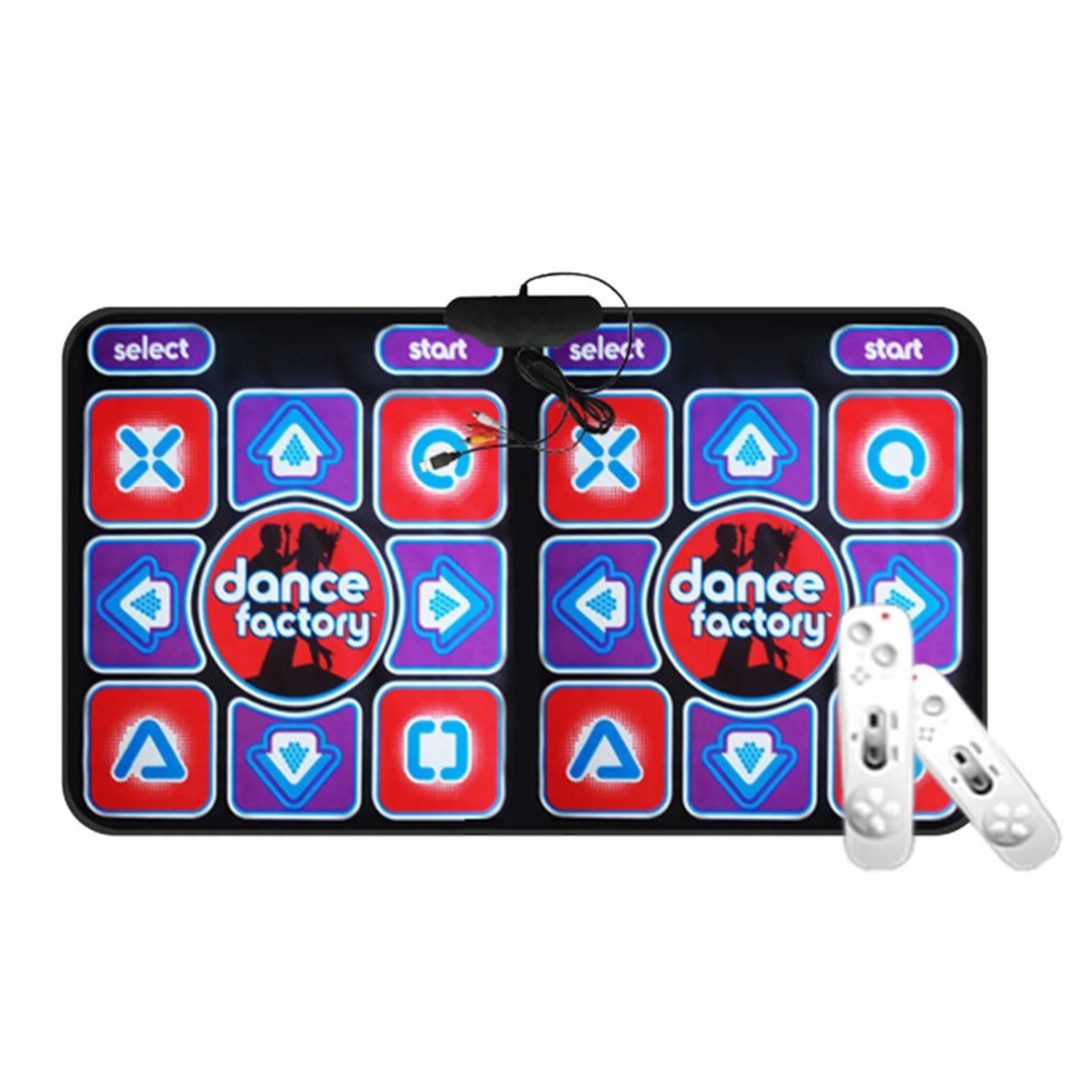 Tapis de danse double avec télécommande – RhythmFlex