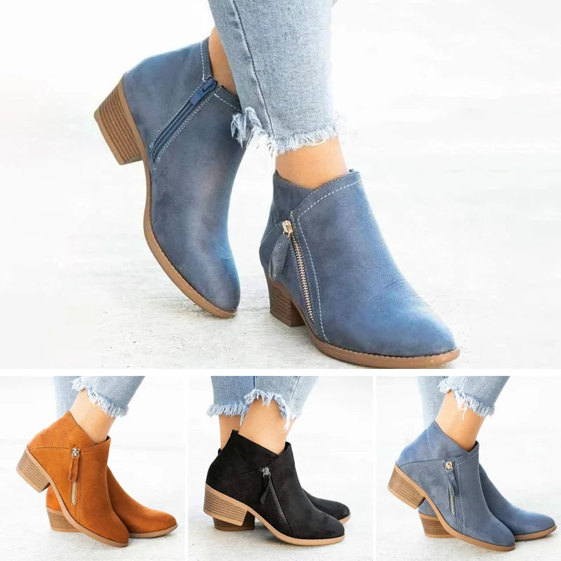 Bottines Orthopédiques en Cuir - Helena