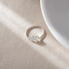 Bague en argent ajustable avec éléphant