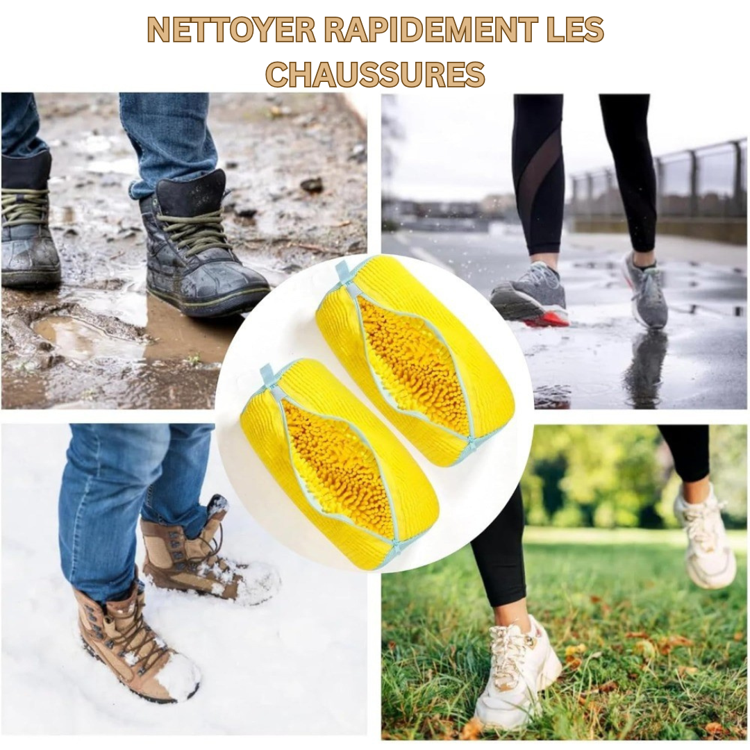 ShoeLuxe Elite Sac de Soins pour Chaussures | Sac à linge protecteur premium avec intérieur en peluche pour un entretien ultime des chaussures