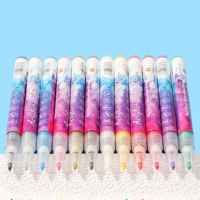 Stylos de Peinture Acrylique Créatifs - Pour l'art et la créativité