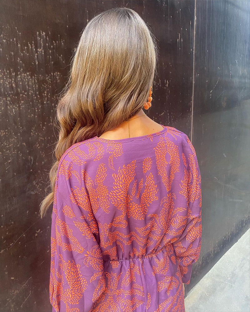 Caitlyn | Robe en Soie avec Décolleté en V