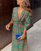 Caitlyn | Robe en Soie avec Décolleté en V