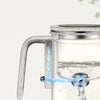 Théière magnétique BrewPure | Théière en verre de luxe avec séparateur en un clic