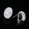 Boucles d'oreilles en zircon romantiques intemporelles