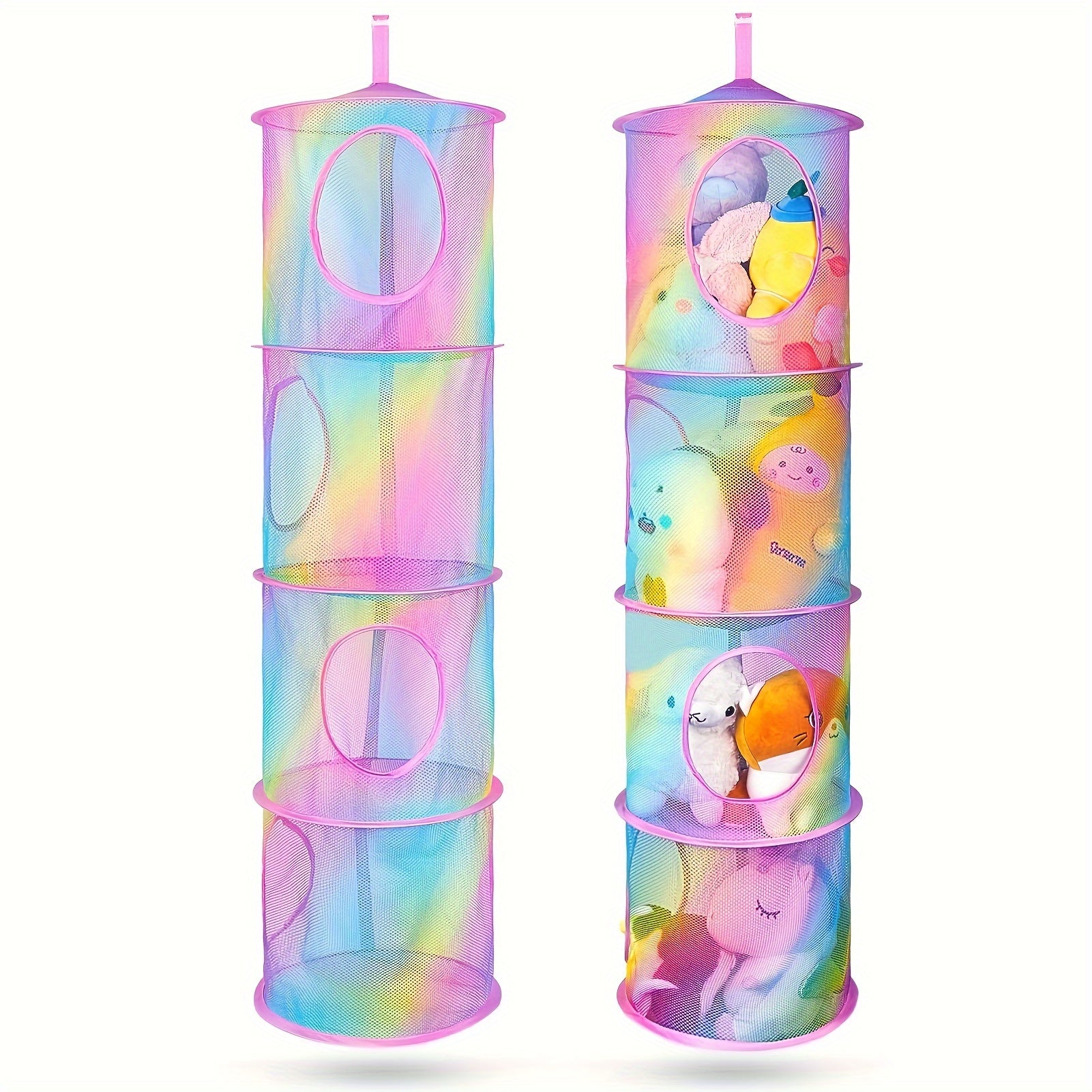TidyTower 4-Niveaux Filet de Rangement - Économiseur d'Espace et Multifonctionnel