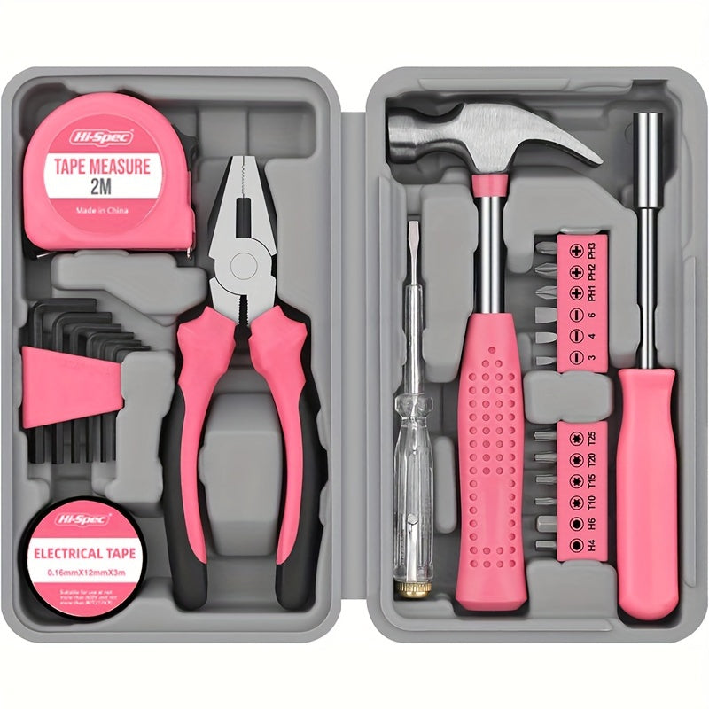 RegalCraft Luxe Ensemble d'Outils | Outils manuels essentiels pour des projets DIY élégants et l'entretien des véhicules