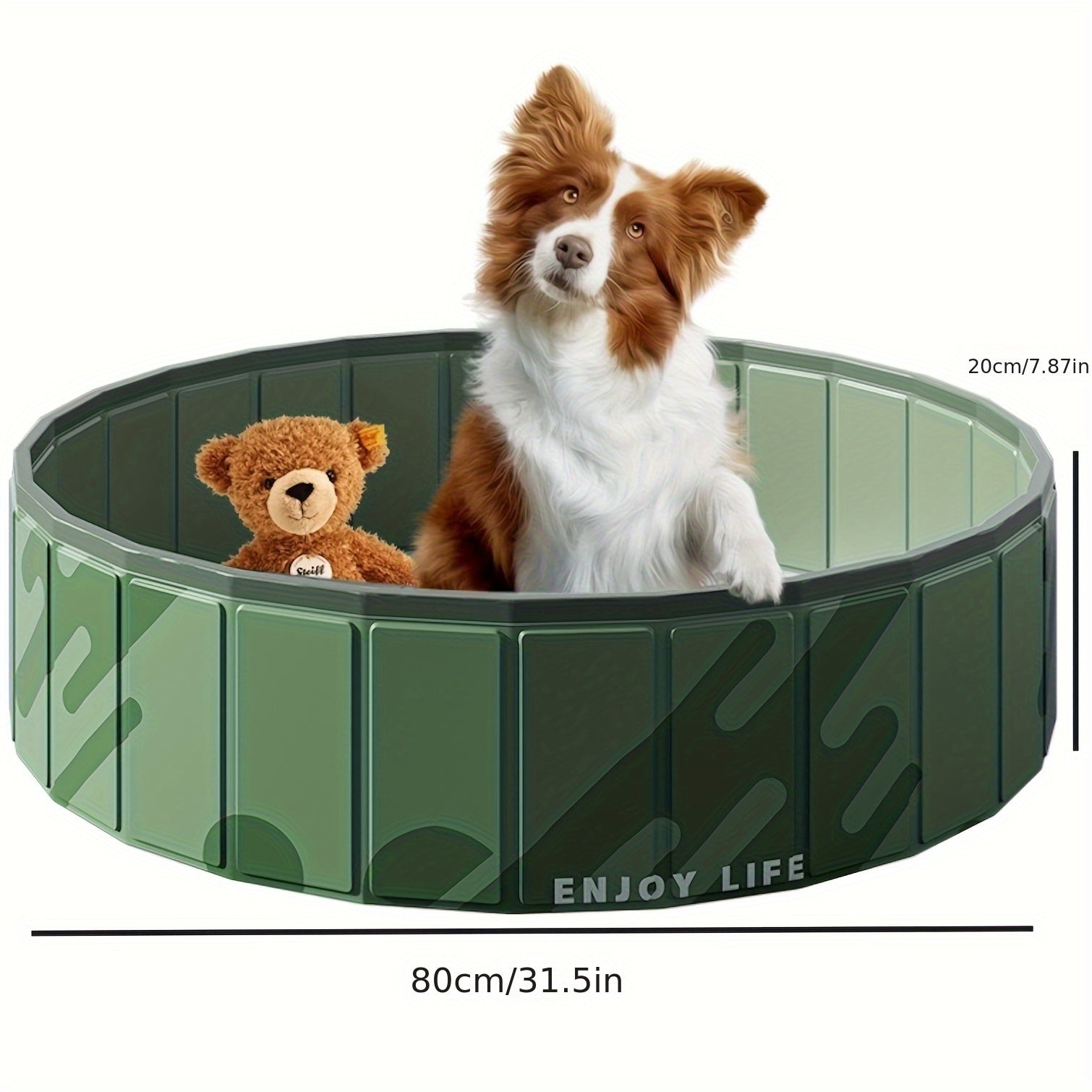 Baignoire Refroidissante Portable pour Chiens – Confortable et Sûre pour les Journées d'Été
