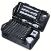 Ensemble de tournevis de précision PrestigeTool 115-en-1 | Kit d'outils magnétiques polyvalent pour l'électronique avec prise ergonomique et design antidérapant.