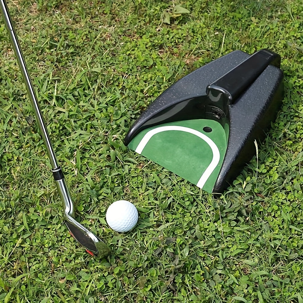 Tapis de Pratique de Putting avec Retour Automatique | Tapis de Putting de Golf | ABS Durable, Améliorez vos Compétences de Putt