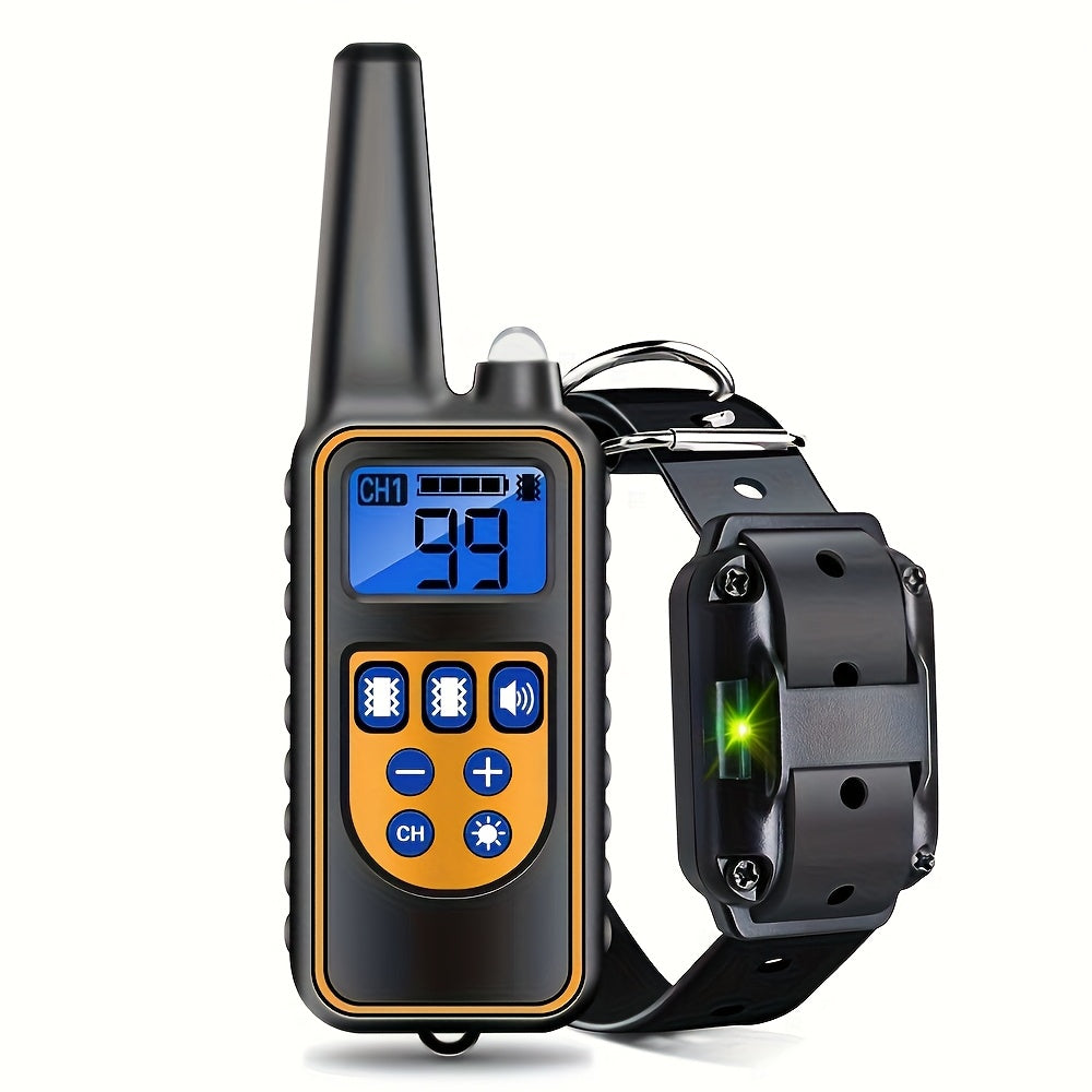 Smart Trainer Pro – Collier de Dressage Rechargeable avec Télécommande pour Chiens avec Bip & Vibration