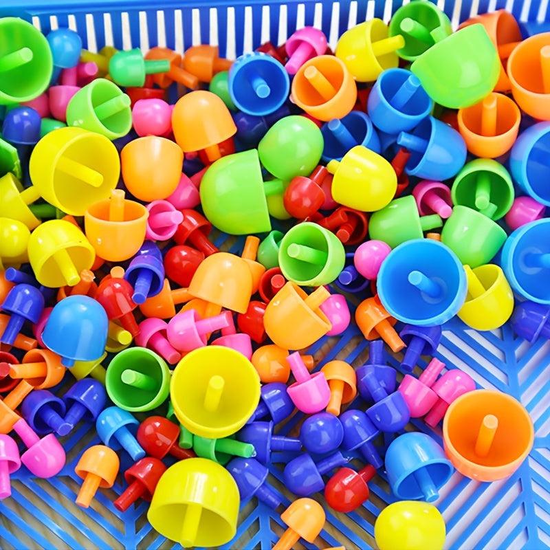 Blocs de Construction en Plastique Éducatifs – Stimulez la Pensée Créative et la Reconnaissance des Couleurs