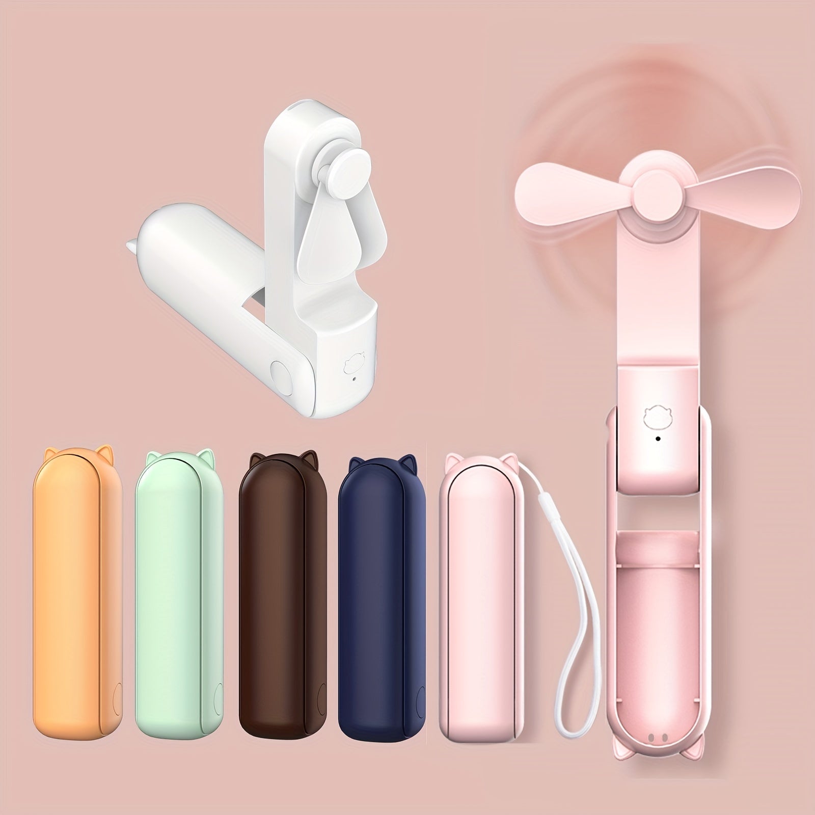 Ventilateur Portable avec Powerbank - Silencieux et Efficace pour les Déplacements