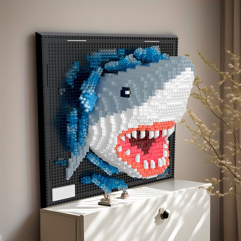 Art mural créatif 3D – Collection Requin et Aigle