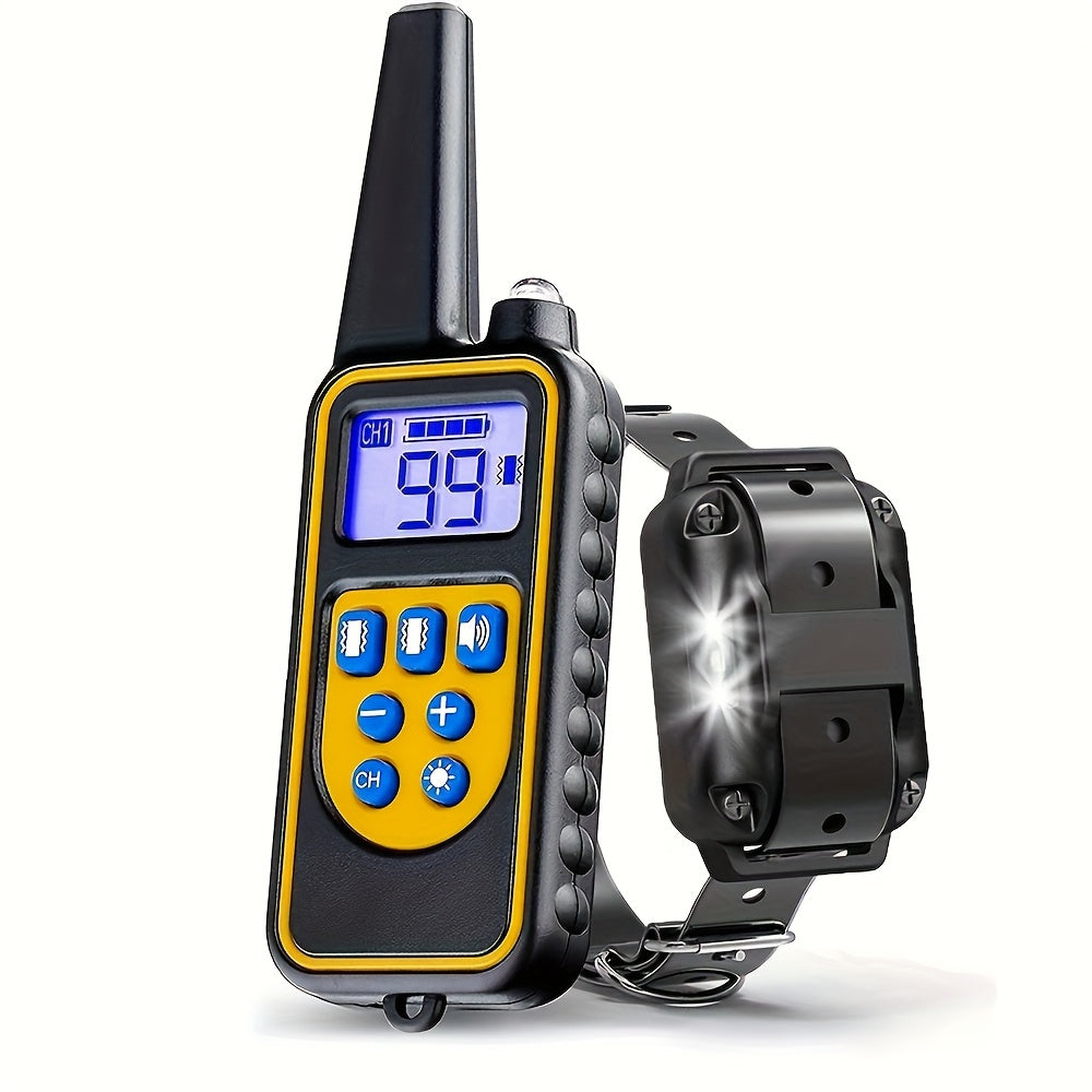 Smart Trainer Pro – Collier de Dressage Rechargeable avec Télécommande pour Chiens avec Bip & Vibration