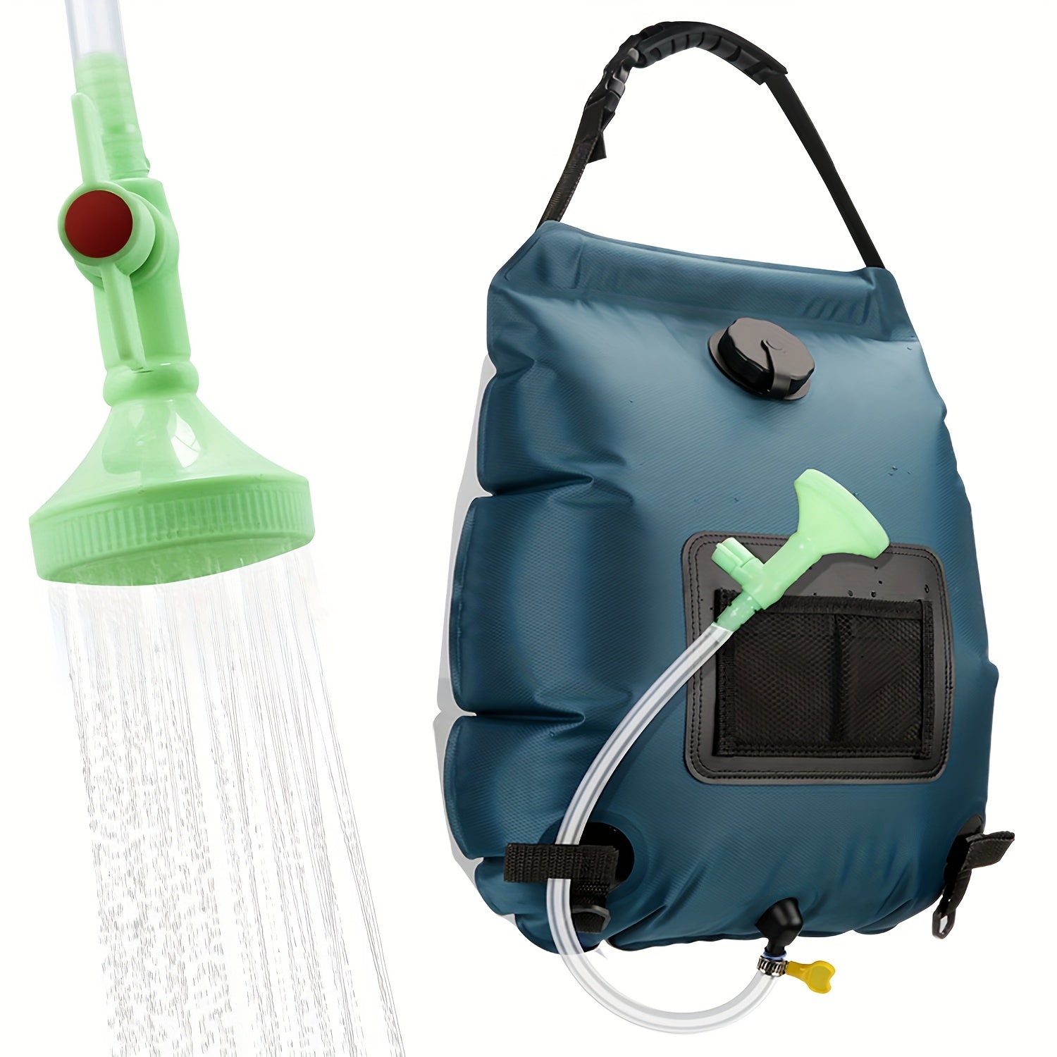 SunnyFlow Sac de Douche Solaire – Pratique, Étanche et Avec Thermomètre