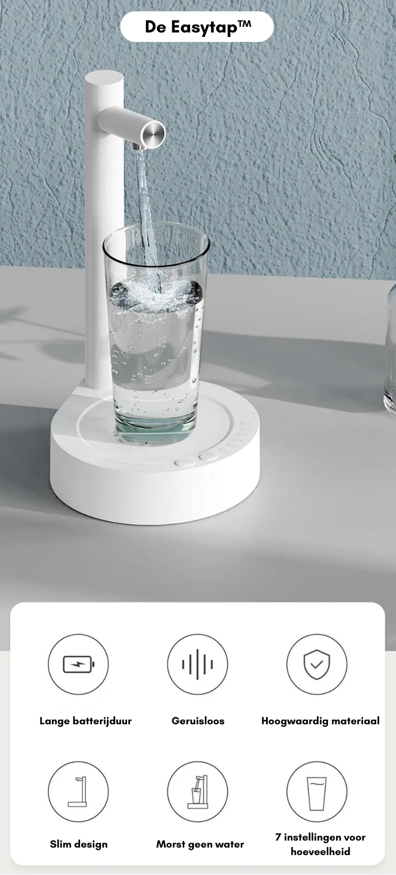 Boire de l'eau facilement – directement depuis votre lit – HydraTap™