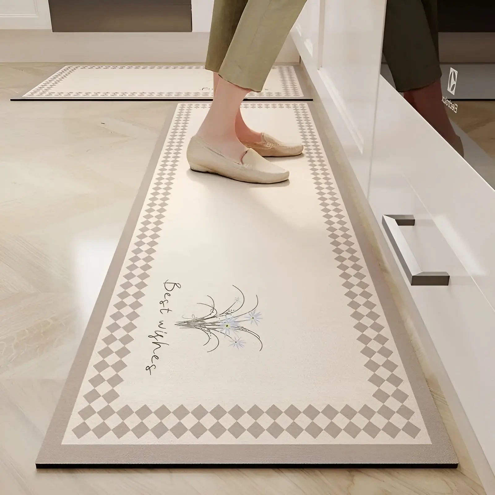 Tapis de Cuisine Antidérapant Superabsorbant à Séchage Rapide - SplashEase