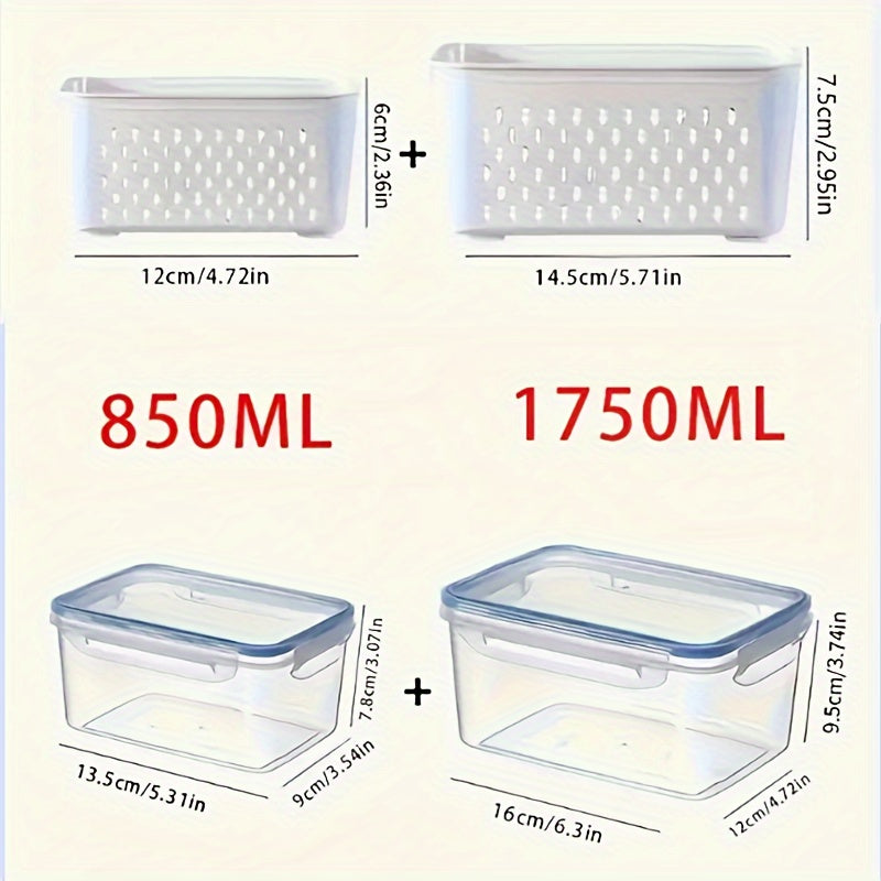 Ensemble de Rangement Alimentaire GourmetHaven Elite | Contenants hermétiques luxueux pour une préparation de repas sans effort et une organisation élégante
