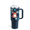 Tasse isolante avec poignée et paille - ChillMate