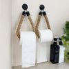 Support de papier toilette en corde de chanvre - Pour des salles de bains élégantes