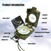 Boussole Militaire TrekGuard – Étanche et Éclairée pour une Navigation Précise