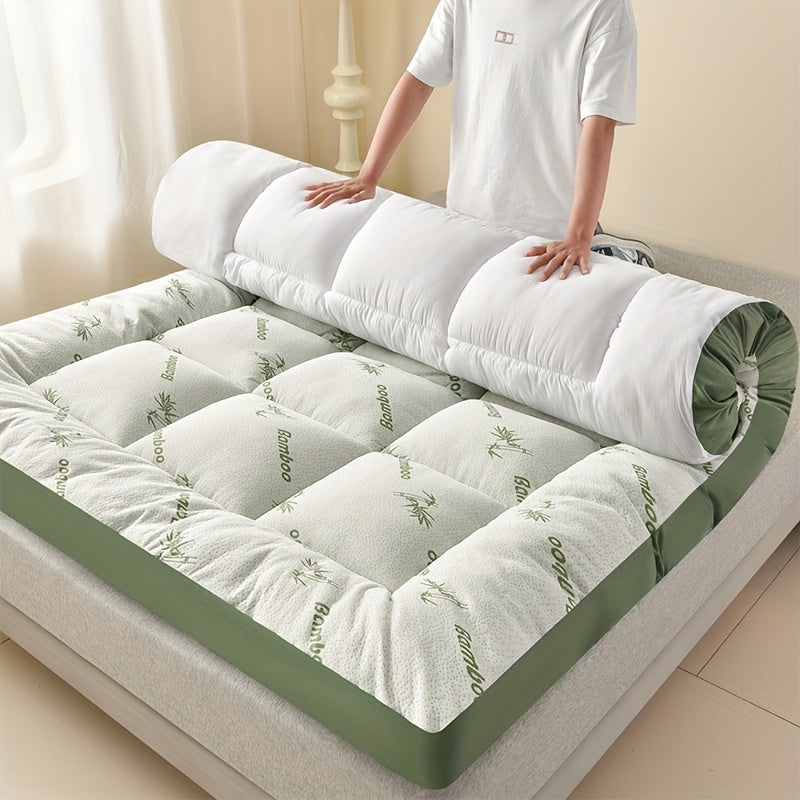 BambooDream Matelas Topper King Size – Confort Rafraîchissant et Soutien Lombaire