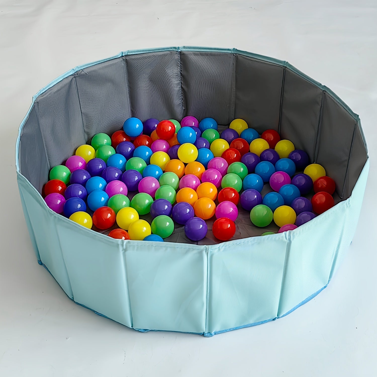 Bac à Balles Océan FunZone - Coloré, Pliable et Sécuritaire pour Amusement des Petits