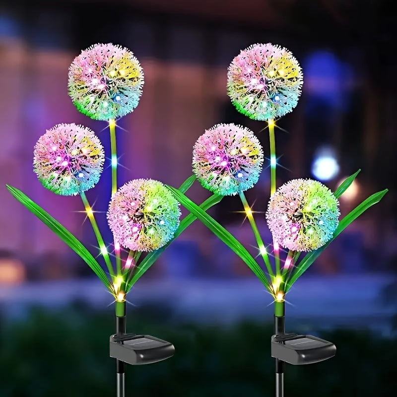 LuxeGlow Lumière de Jardin Solaire en Forme de Pissenlit à LED | Design élégant et résistant aux éclaboussures pour des paysages extérieurs enchanteurs et des présentations florales