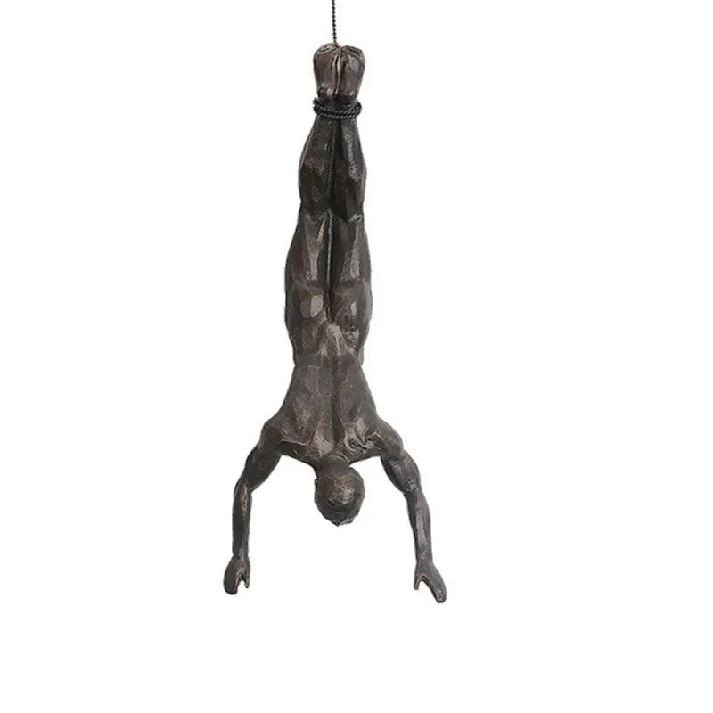 ElevéArt Luxe Ensemble de Décoration Murale | Homme Grimpant Créatif pour des Accents Intérieurs Uniques