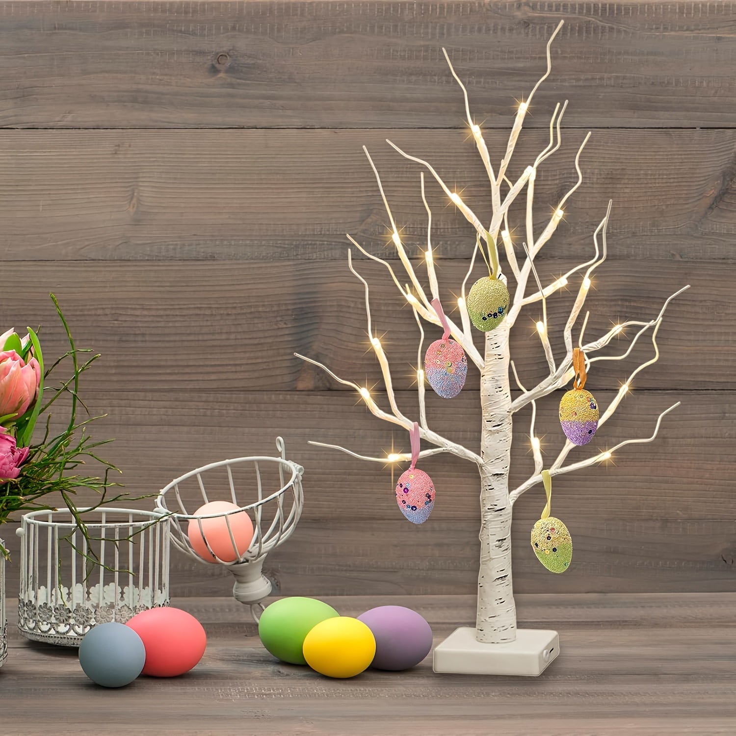 Arbre Décoratif Éclairé avec LED – Créateur d'Ambiance Magique pour la Maison ou les Fêtes