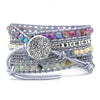 Bracelet enroulé de guérison et de protection en turquoise - Selina