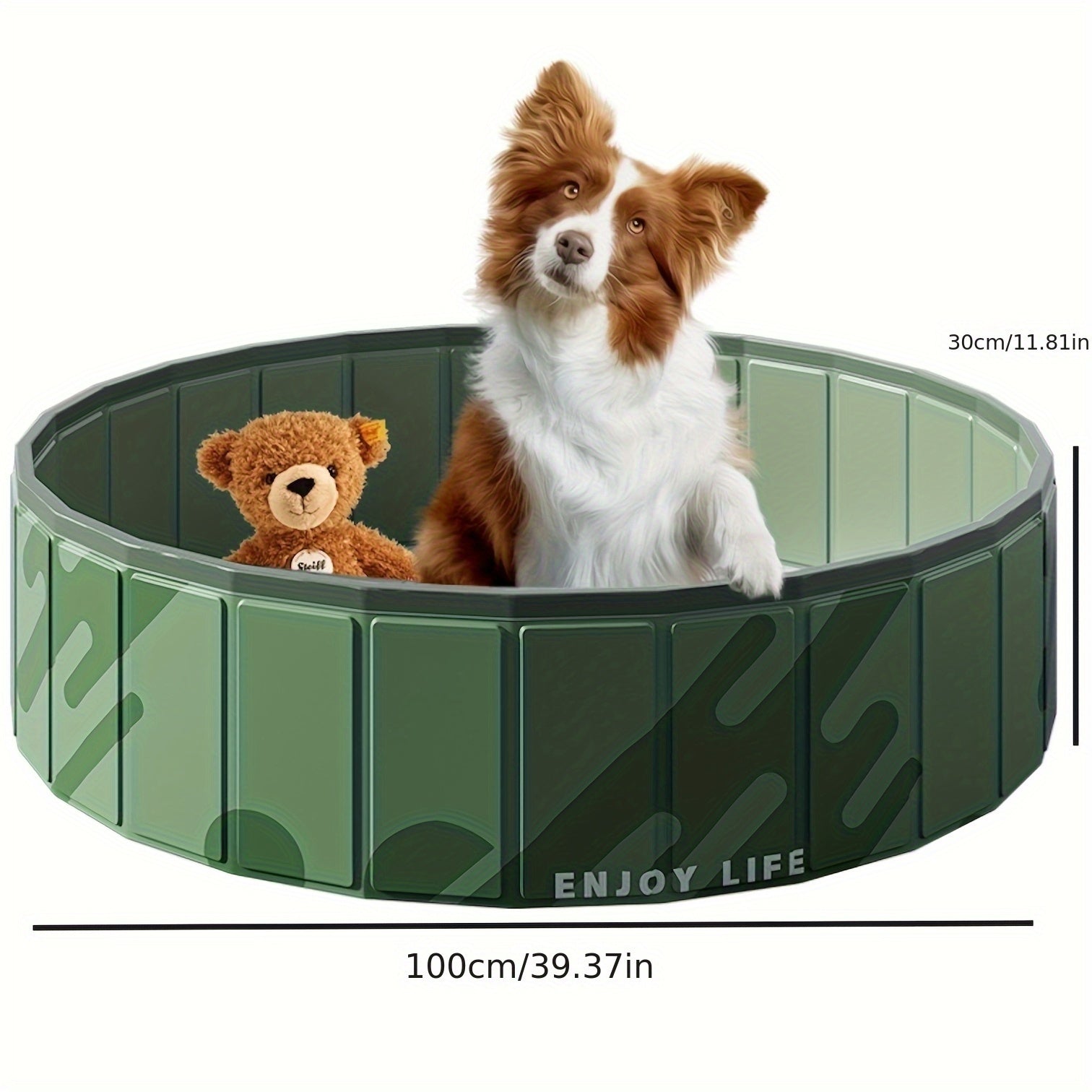Baignoire Refroidissante Portable pour Chiens – Confortable et Sûre pour les Journées d'Été