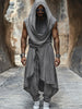 Ensemble Mi-Long pour Hommes – Gilet Sans Manches et Pantalon Baggy