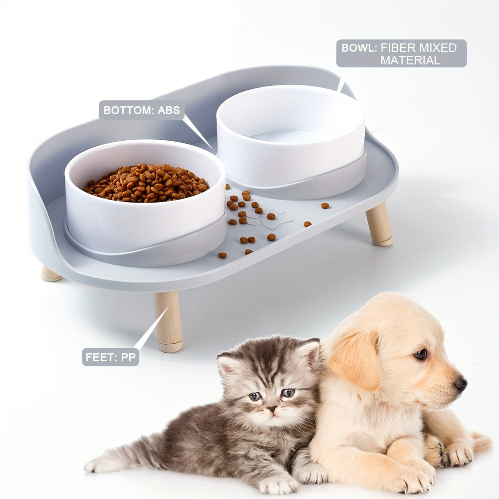 Bols Élevés Doubles pour Animaux de Compagnie – Repas Confortable et Sain pour Chats et Chiens