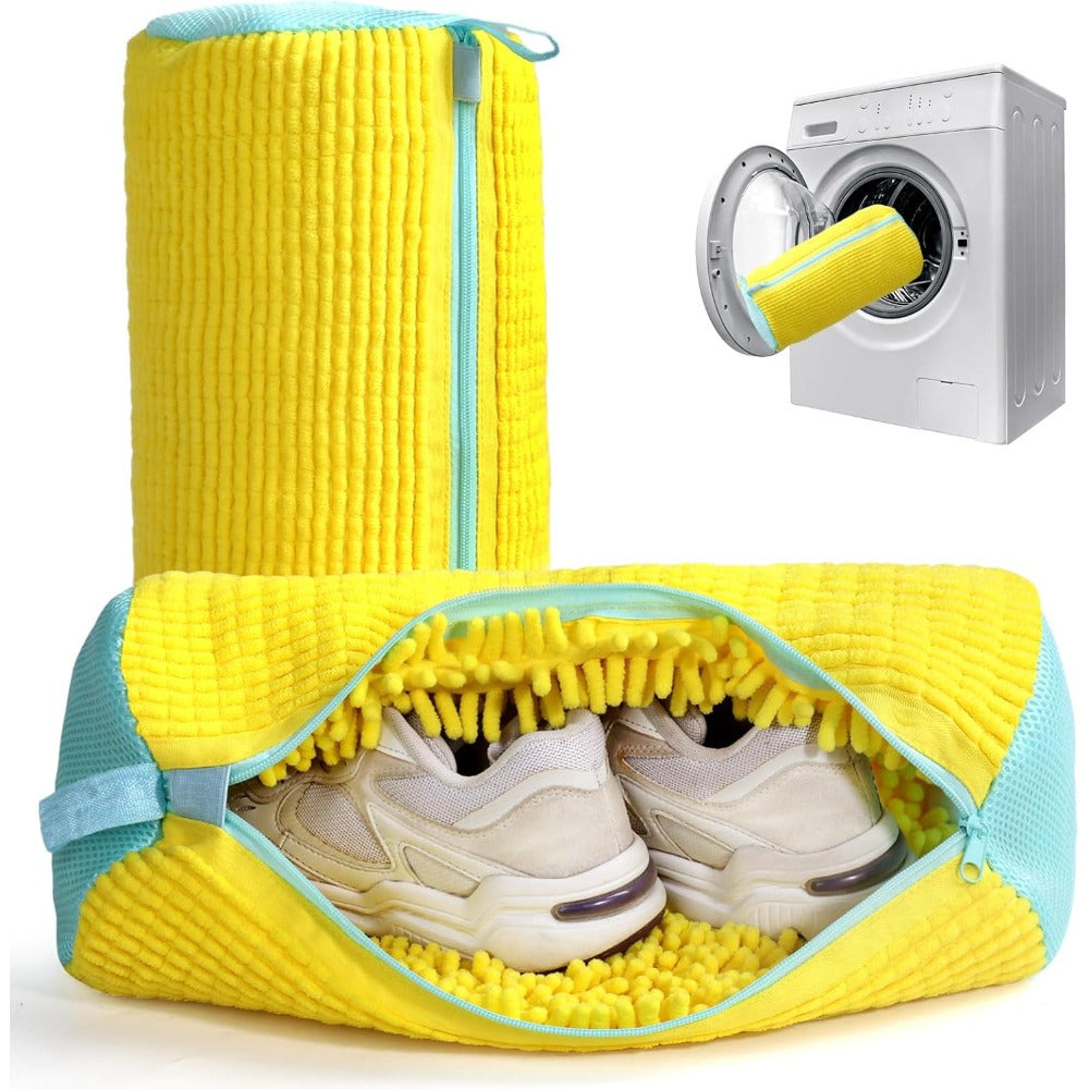 ShoeLuxe Elite Sac de Soins pour Chaussures | Sac à linge protecteur premium avec intérieur en peluche pour un entretien ultime des chaussures