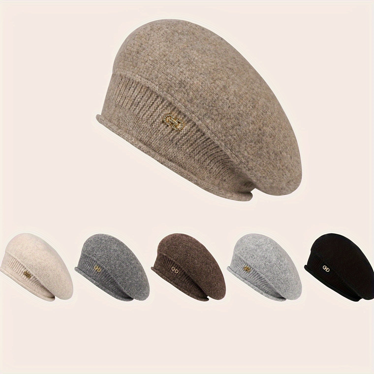 Béret Tricoté Chic pour Femmes - Élégance et Chaleur pour l'Hiver
