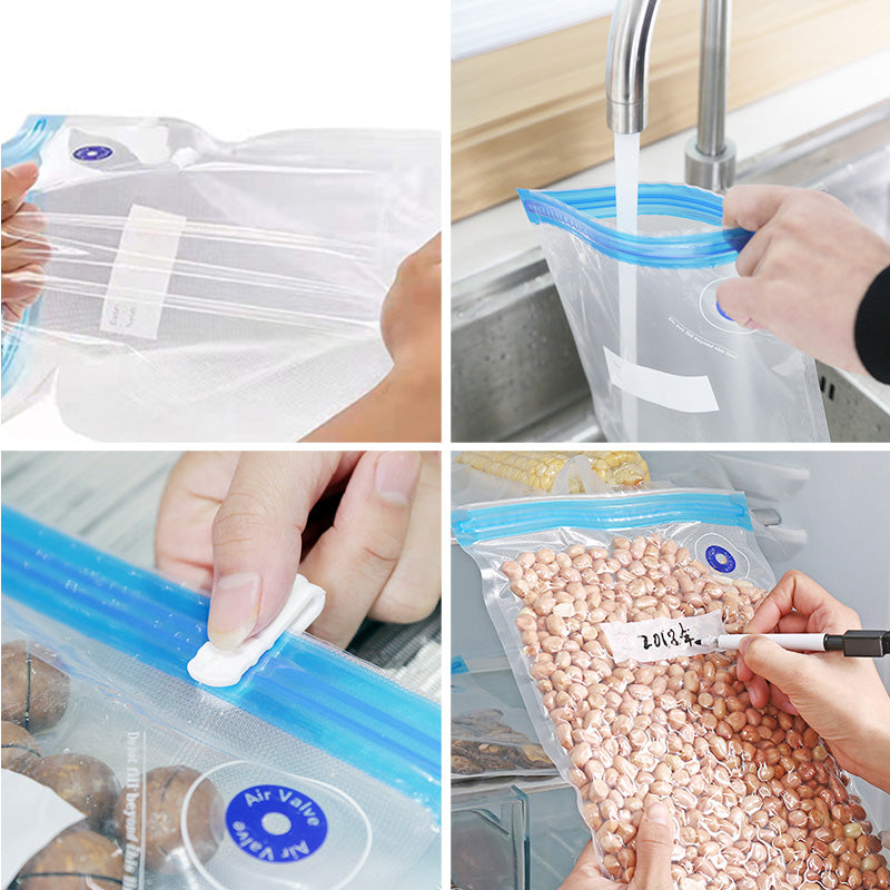 10 Sacs de mise sous vide réutilisables – FreshGuard
