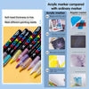 72 Marqueurs de Peinture Acrylique – Parfaits pour la Peinture Créative sur Diverses Surfaces