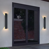 Xyrov | Applique Extérieure LED en Aluminium Résistante aux Intempéries | Design Moderne | Économe en Énergie | IP65 | Convient pour Jardin, Terrasse, Entrée | Disponible en Blanc et Noir | Durable contre la Pluie et le Vent
