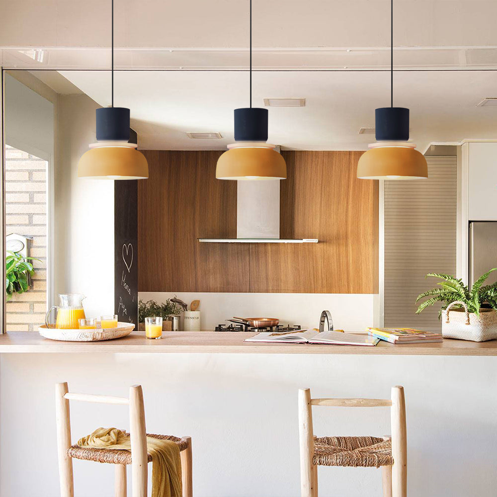 Suspension en Bloc de Couleurs Nordic - Lampe Suspendue Moderne pour Cuisine et Salle à Manger