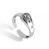 Bague en forme de ceinture en argent S925